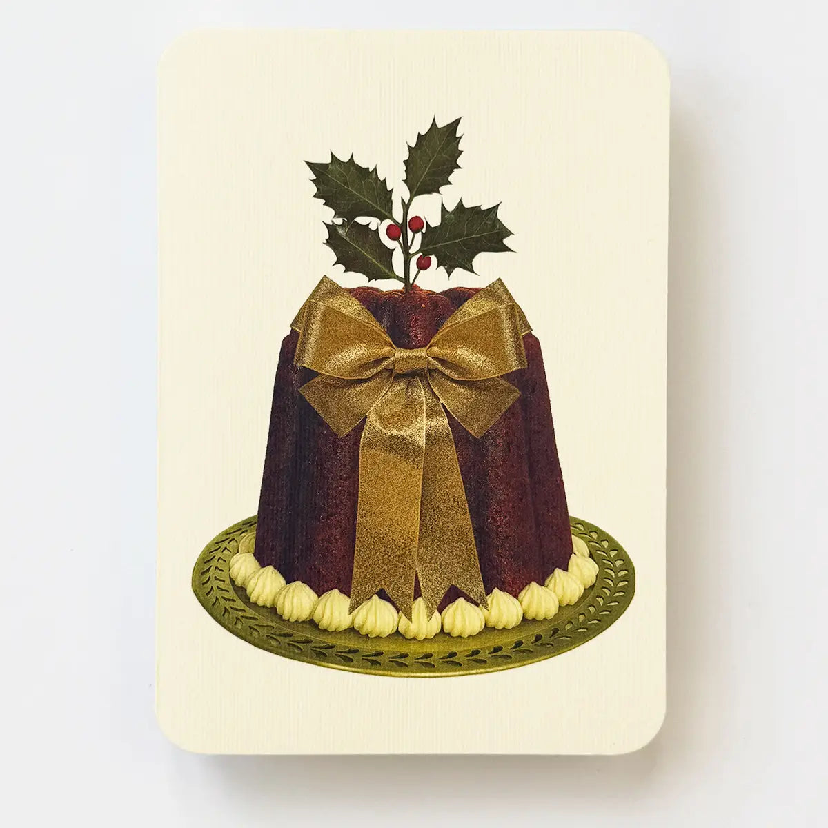 Christmas Plum Pudding Card