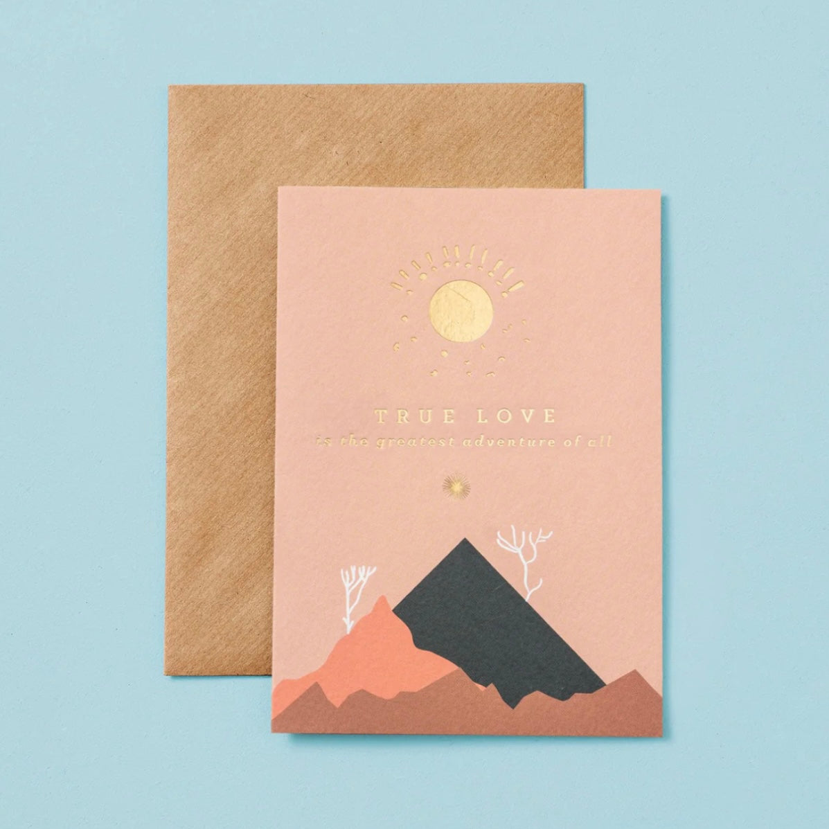 True love is the greatest adventure of all Card