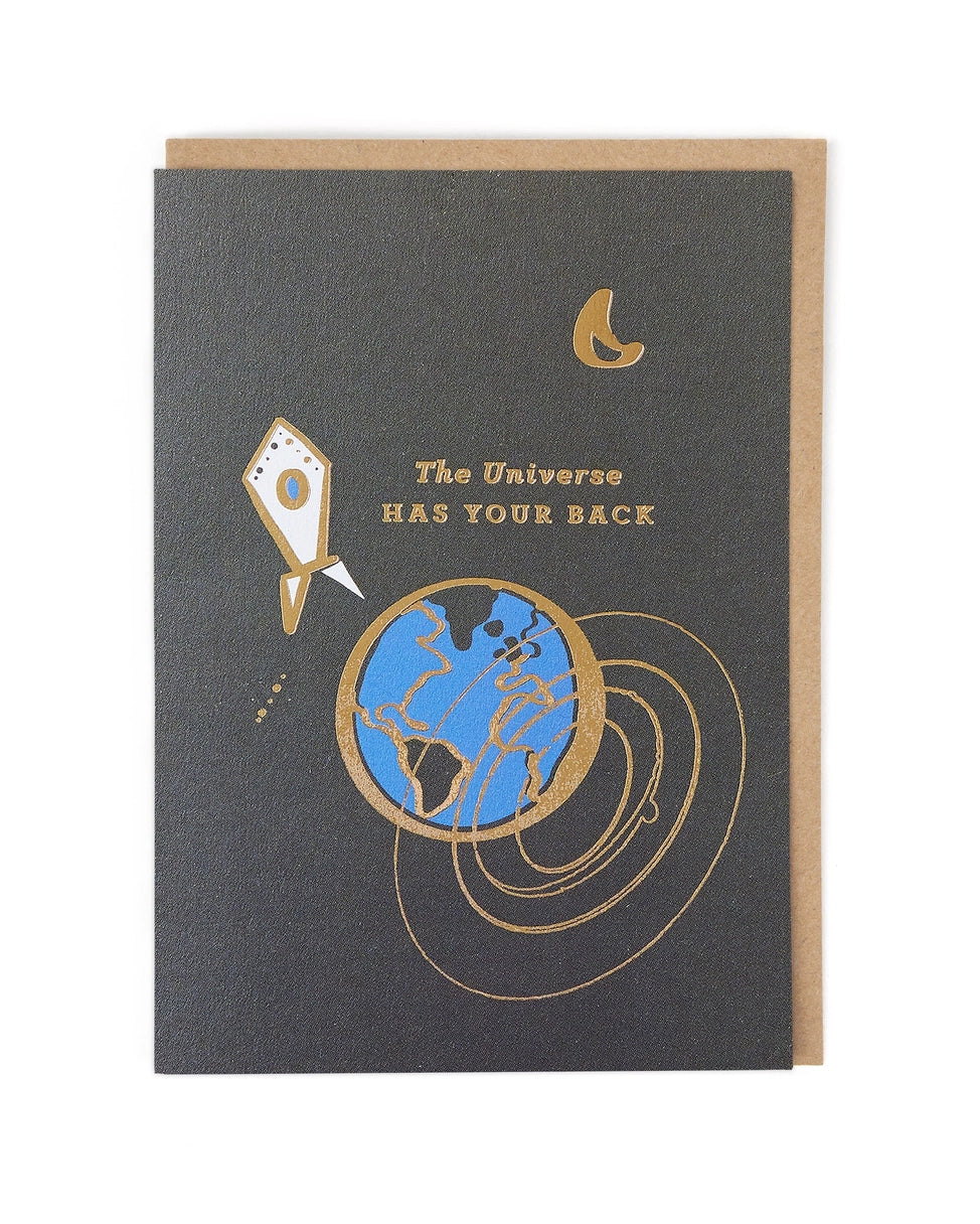 Universe Has Your Back Greeting Card