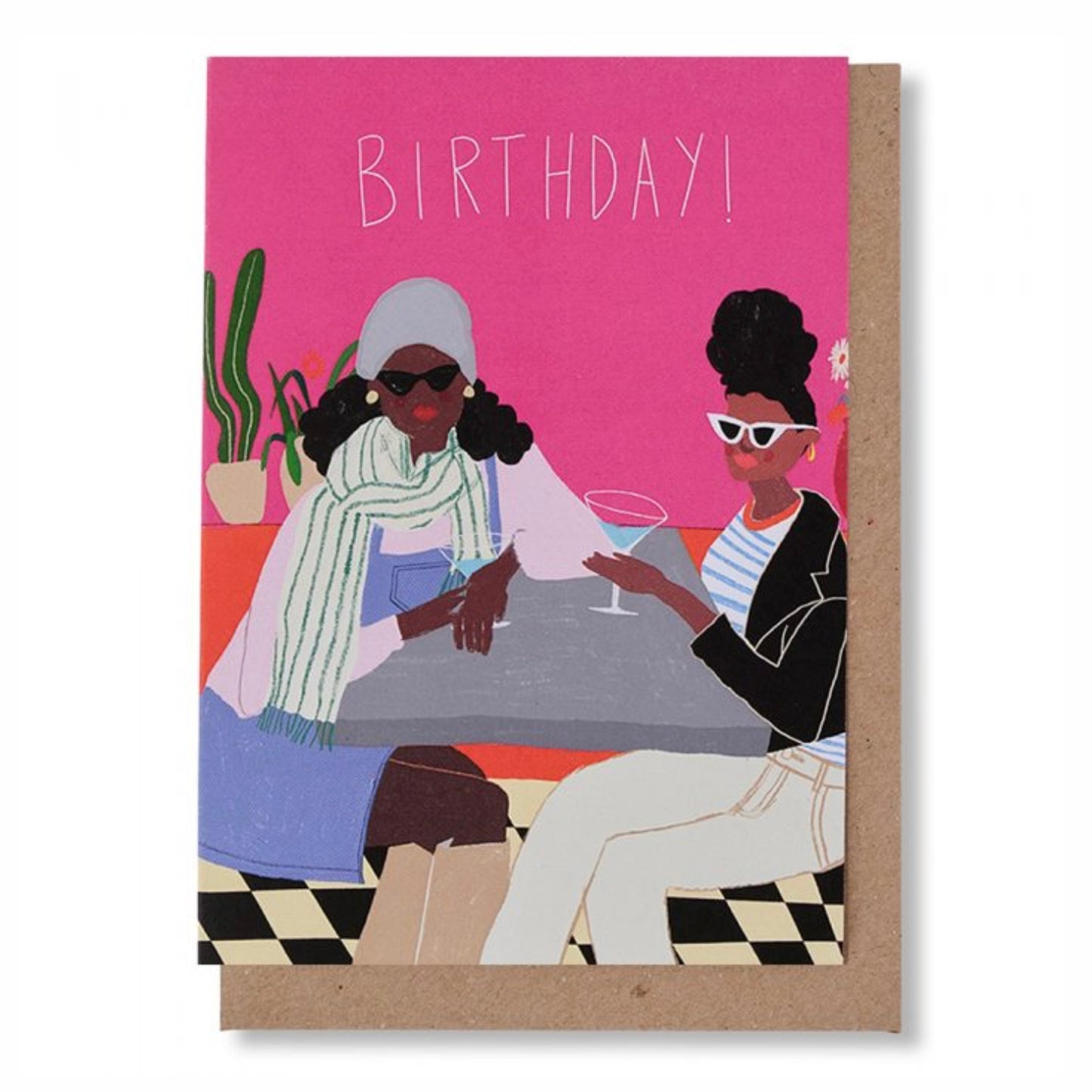 Just Chatting Greetings Card