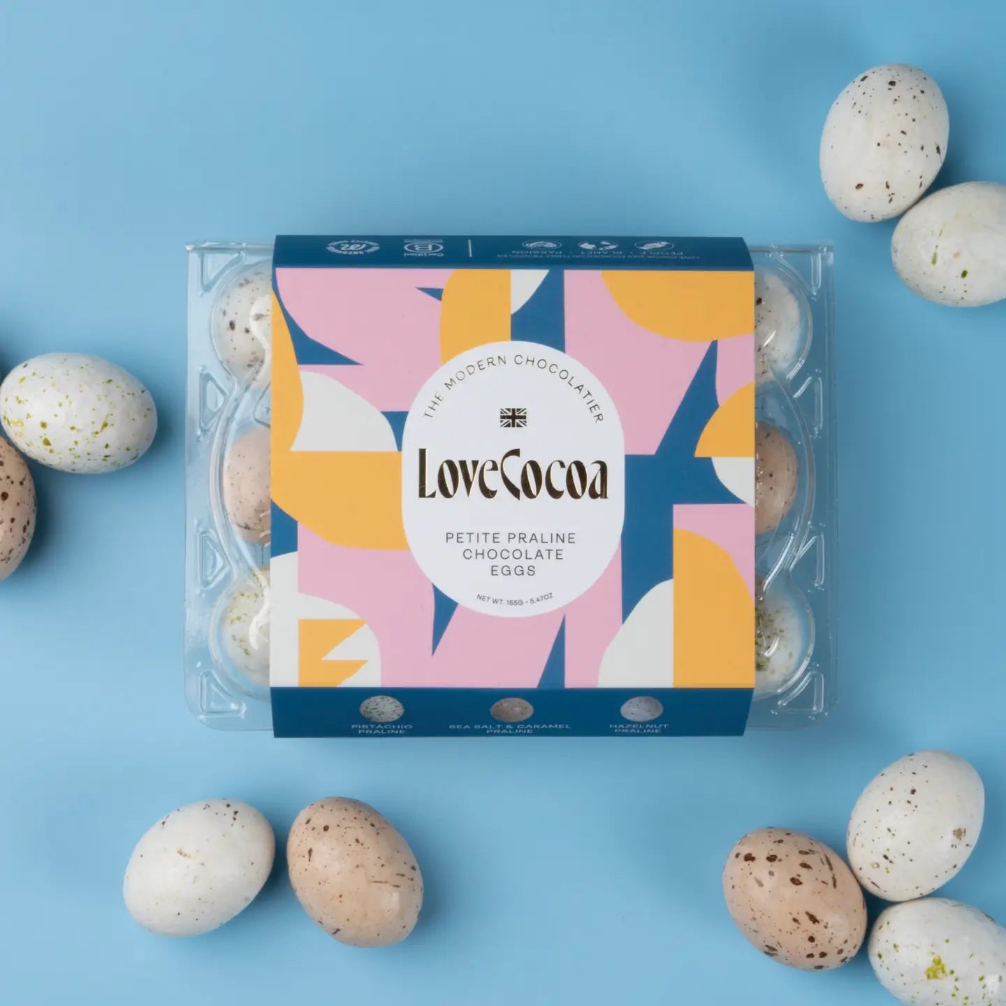 Easter Petite Praline Chocolate Eggs