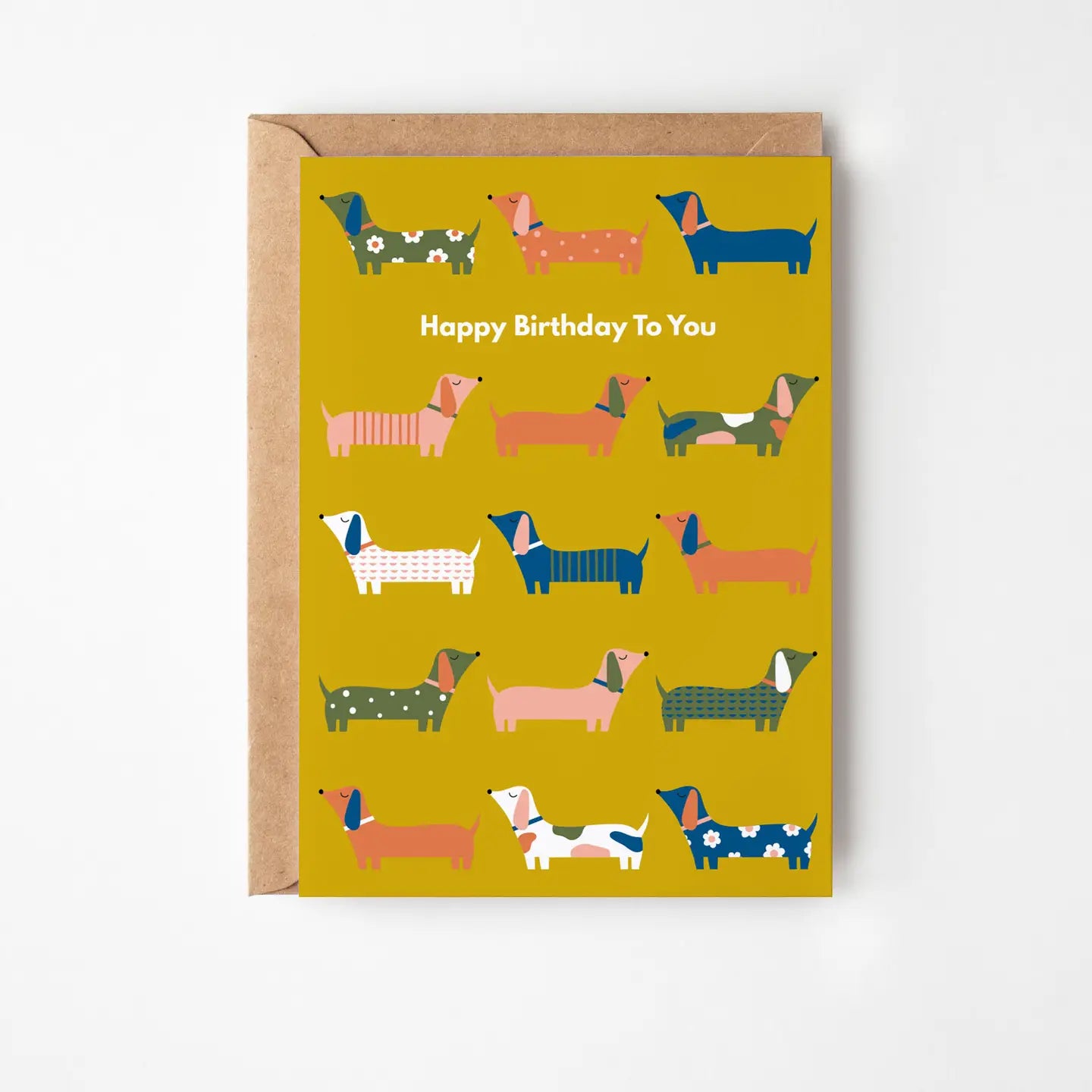 Happy Birthday Dog Greetings Card