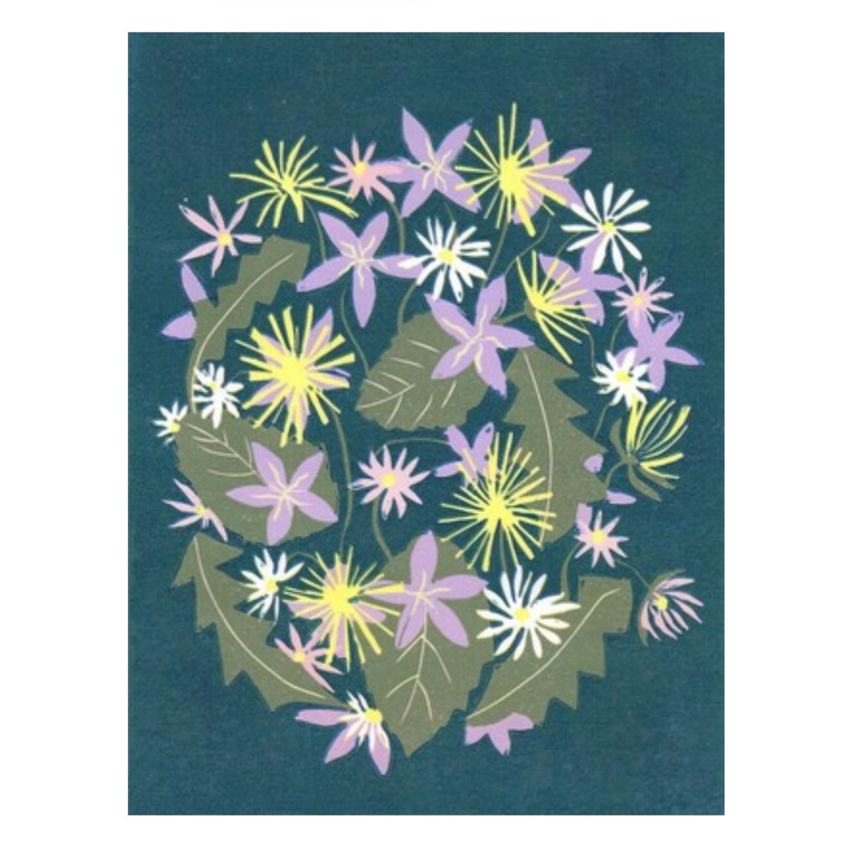 Flowers Greetings Card