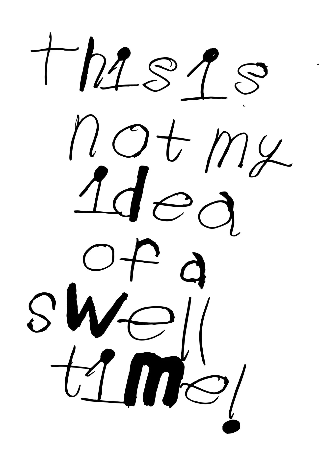 Notes by Piper Print
