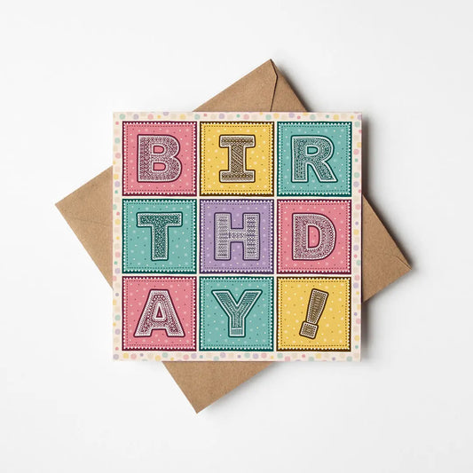 Typographic Birthday! Card
