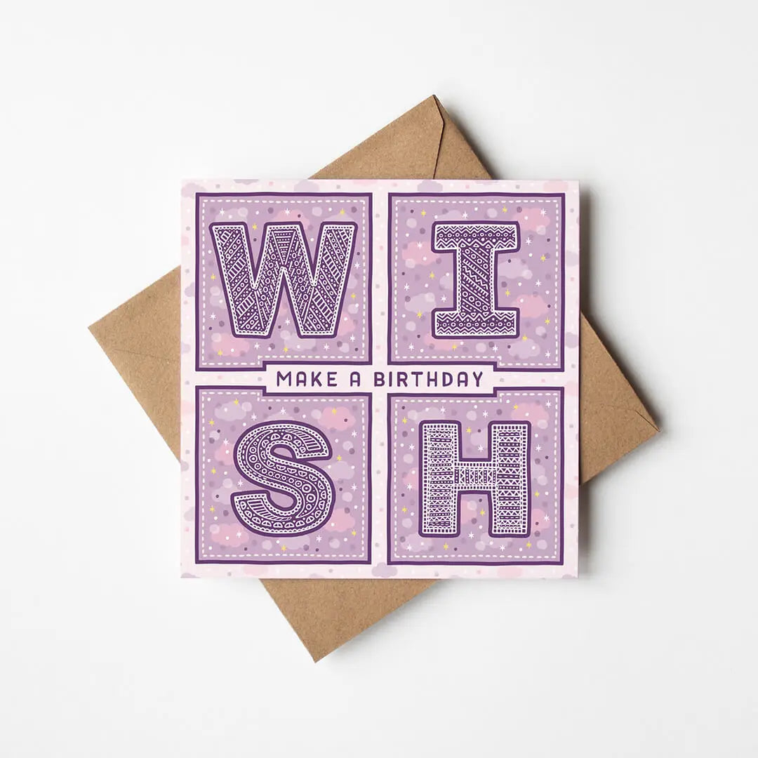Make A Wish Birthday Card