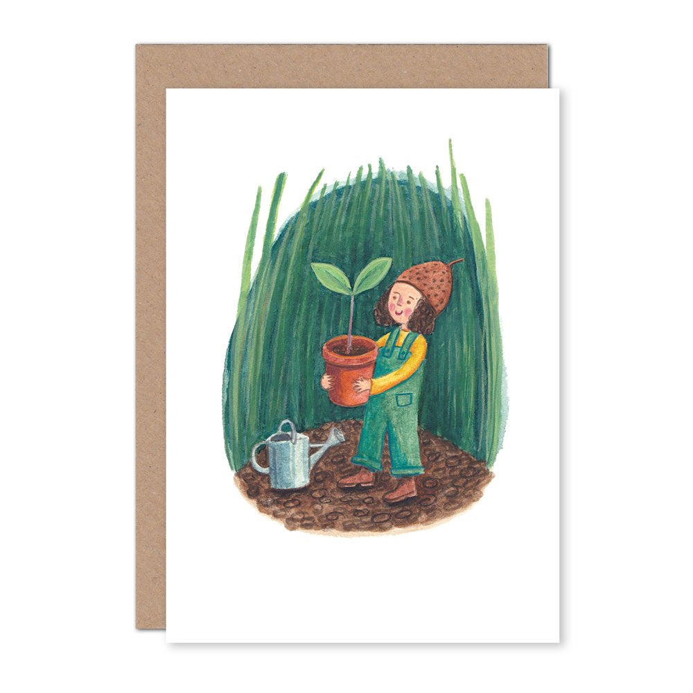 Planting Seedlings Card