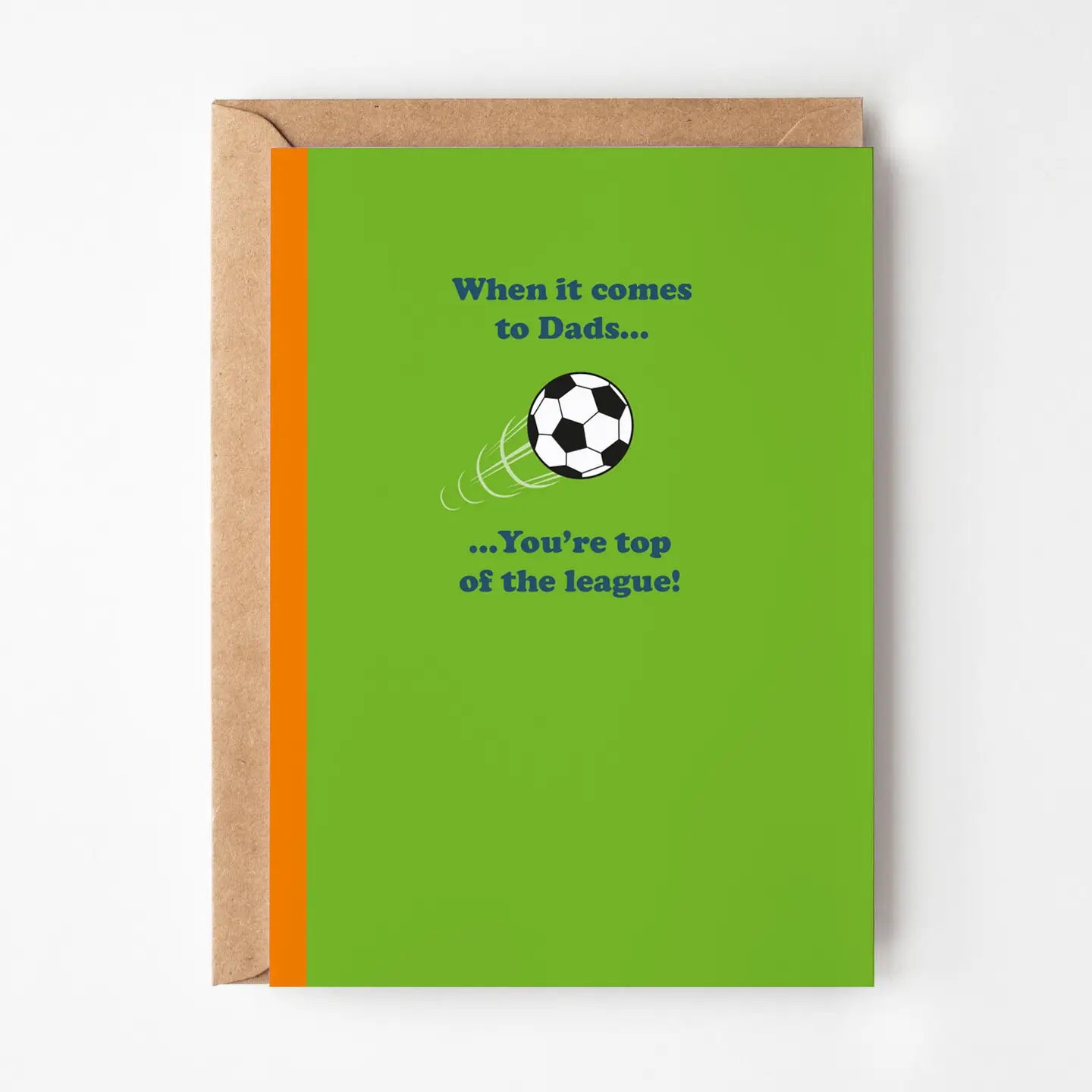 Top of the League Dad Card