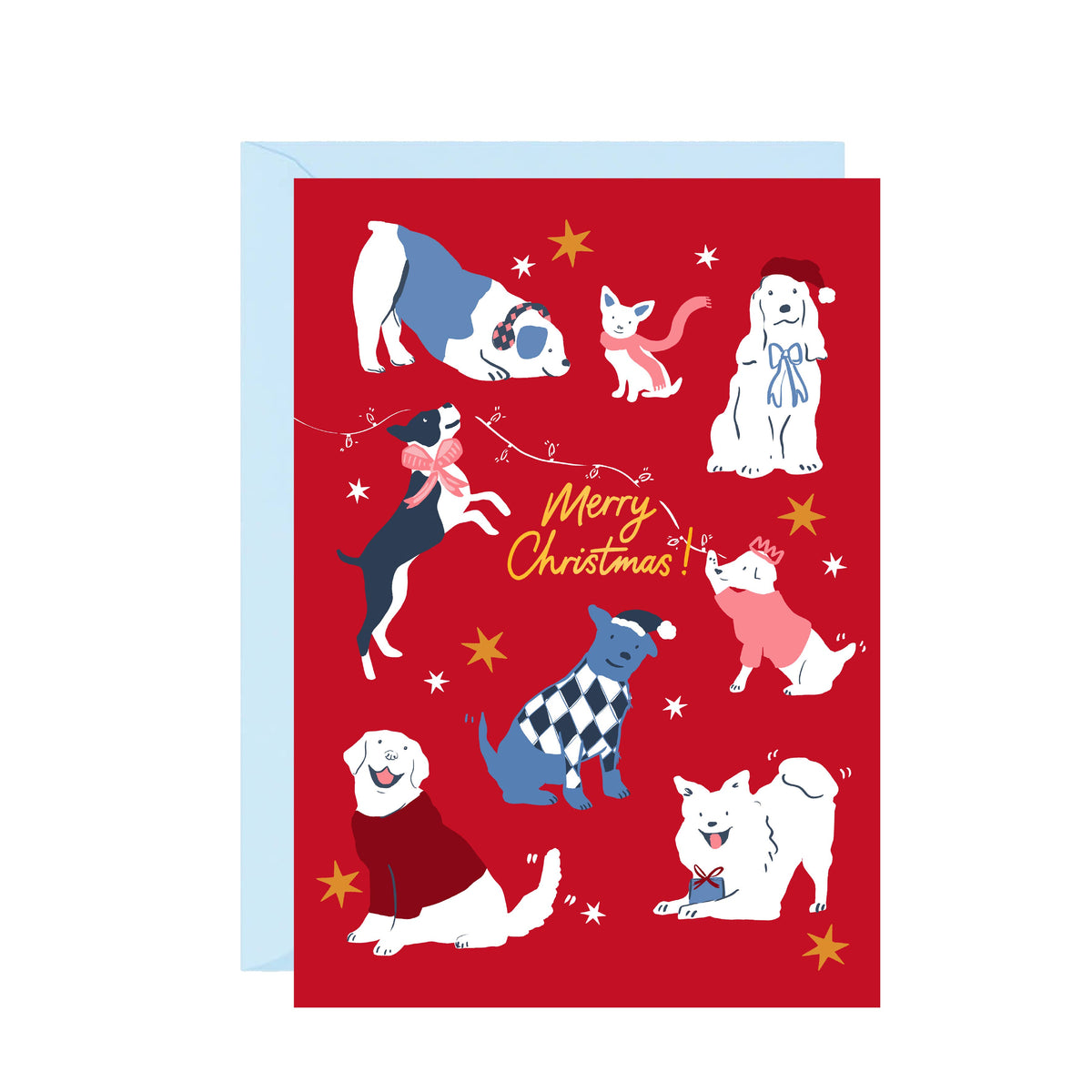 Merry Dogs Card