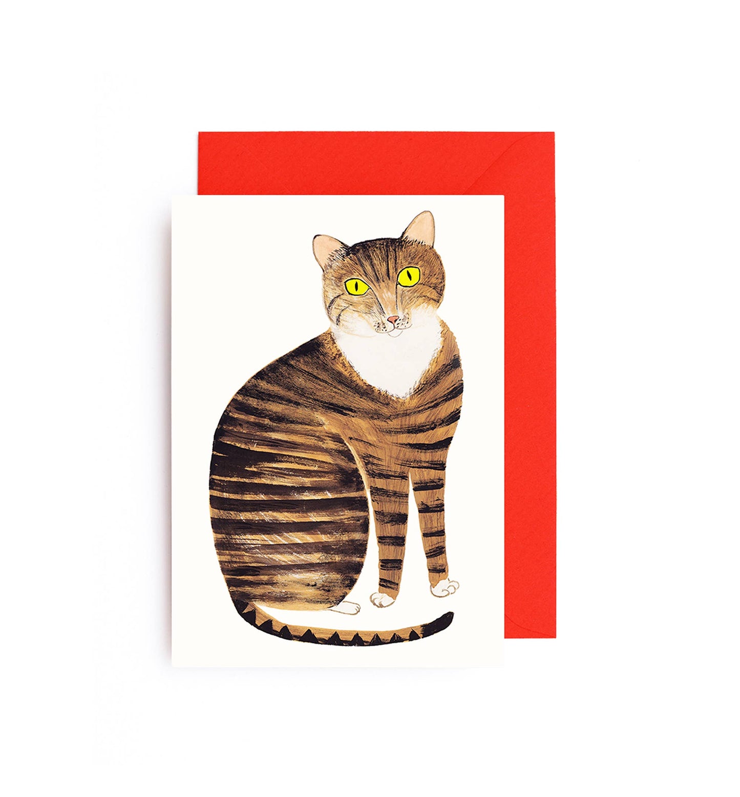 Tabby Cat Card