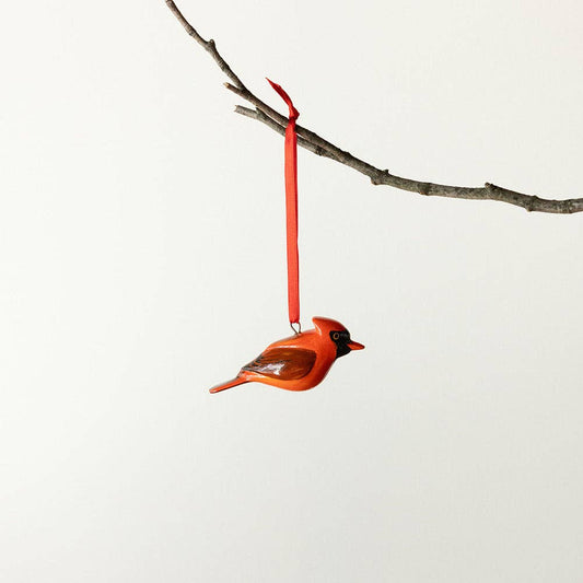 Wooden ornament | Red Cardinal