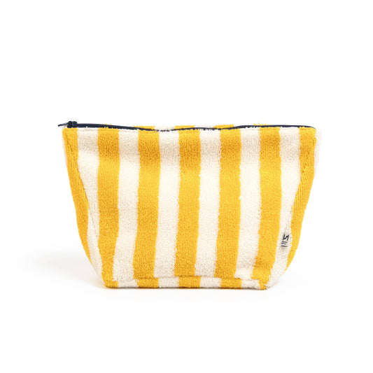 Striped Terry Towelling Wash Bag