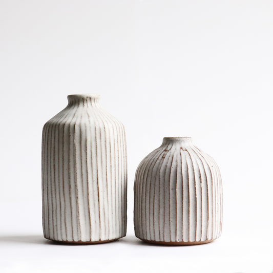 Fluted Bud Vase