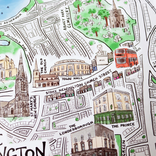 Stoke Newington Print