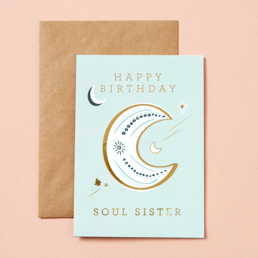 Happy Birthday Soul Sister Card