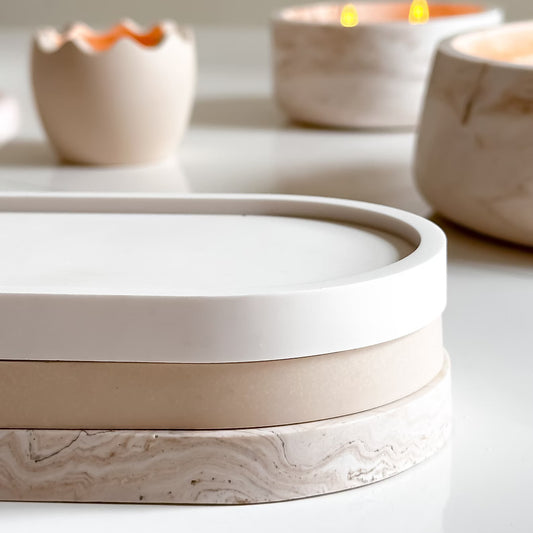 Jesmonite Trinket Tray