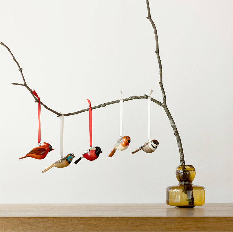 Wooden ornament | Red Cardinal