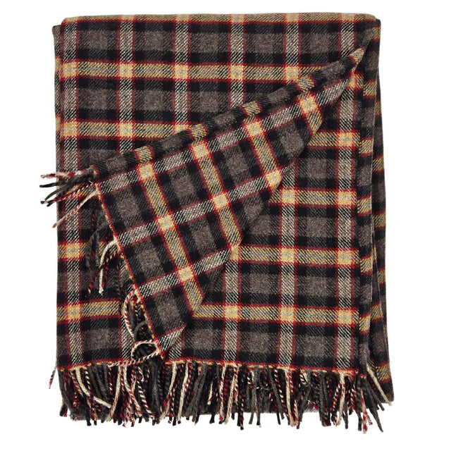 Windfall Lambswool Fringed Throw