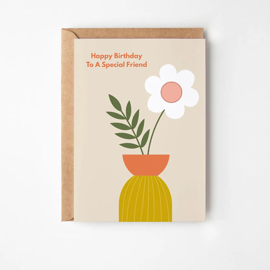 Happy Birthday Special Friend Greetings Card