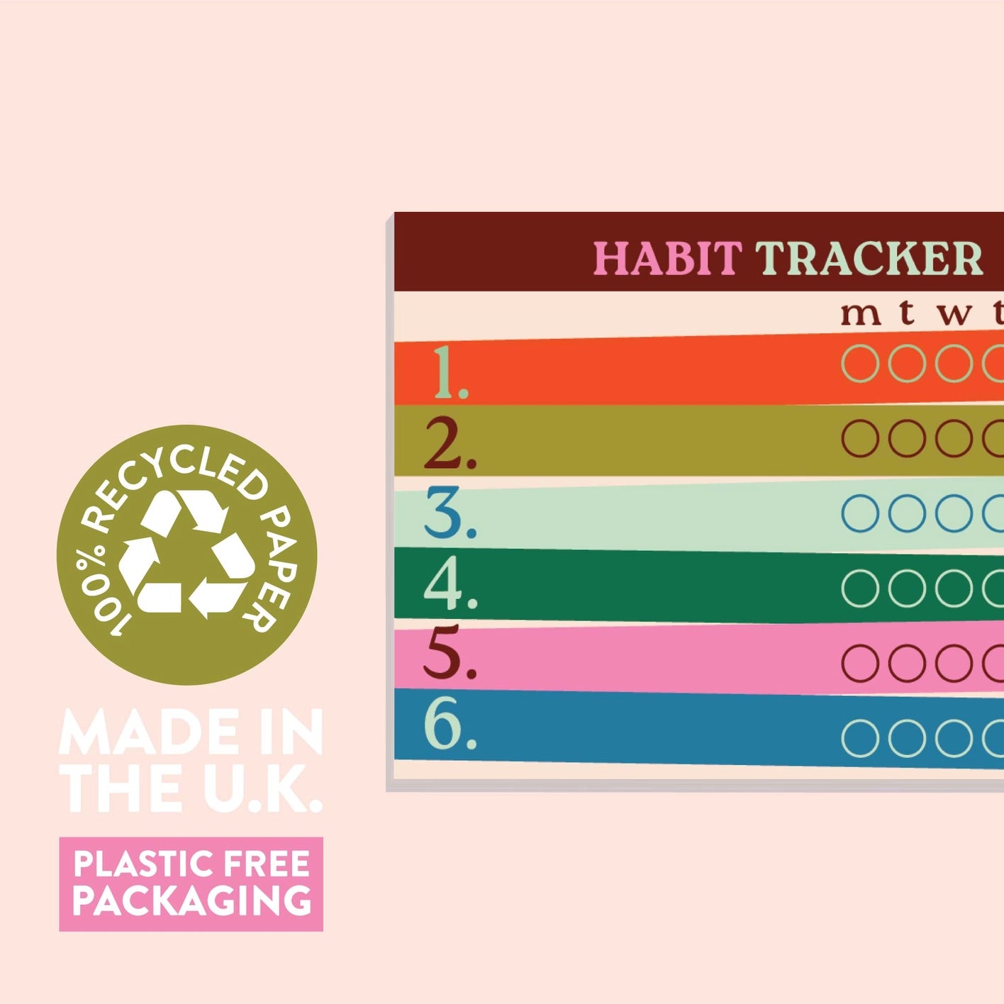 Weekly Habit Tracker Pad