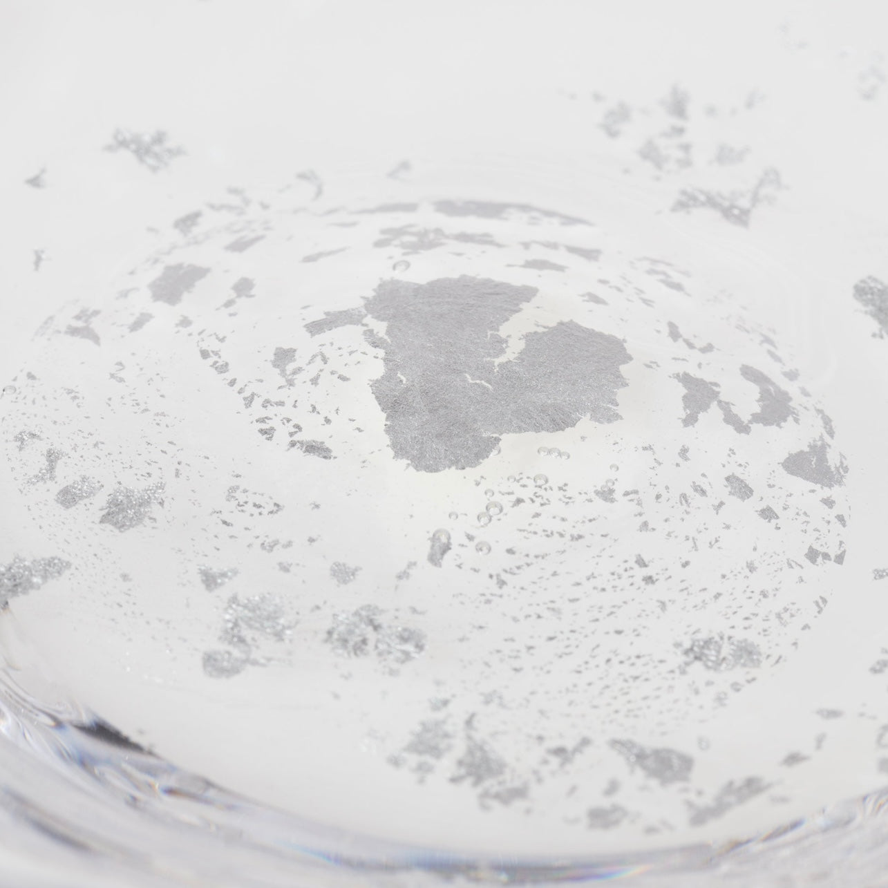 Hand-blown Flecked Glass Vase