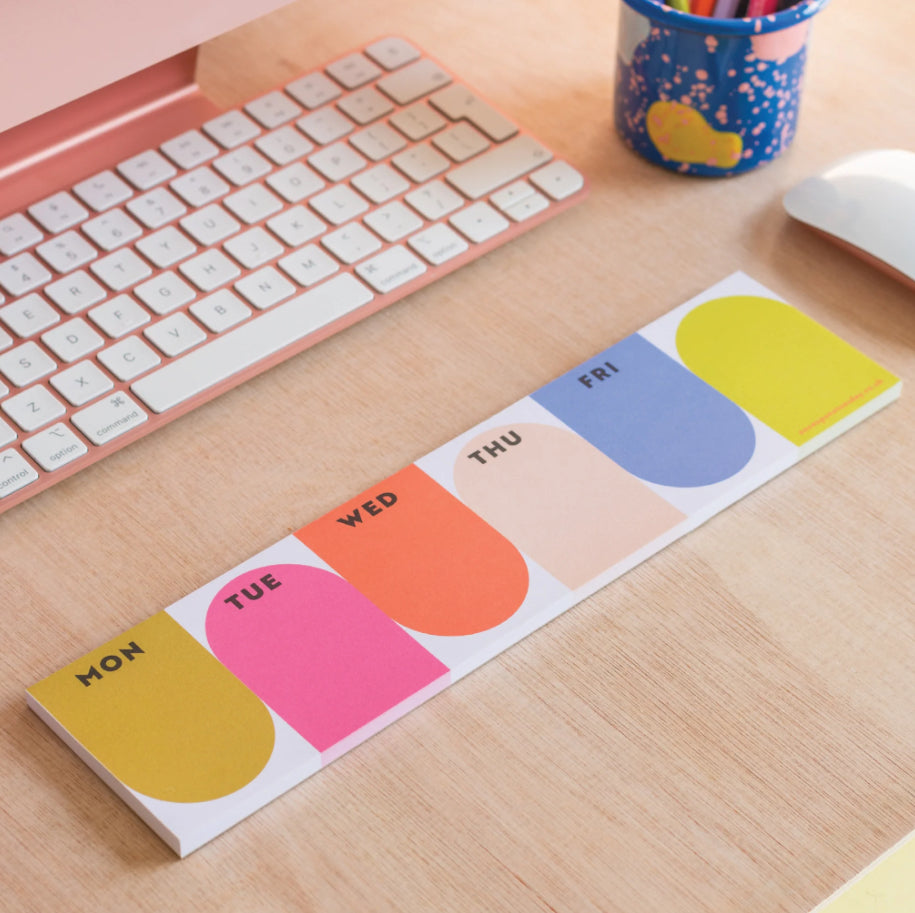 Keyboard Weekly Planner Pad
