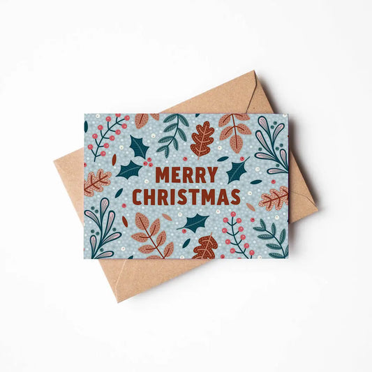 Merry Christmas Foliage Card