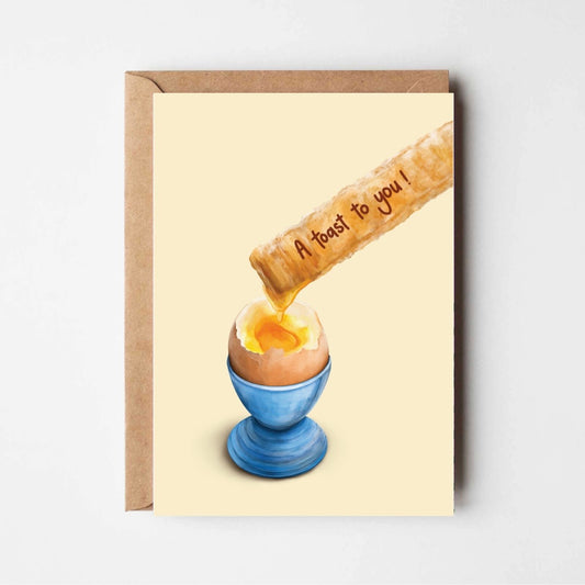 Toast To You Congratulations Card