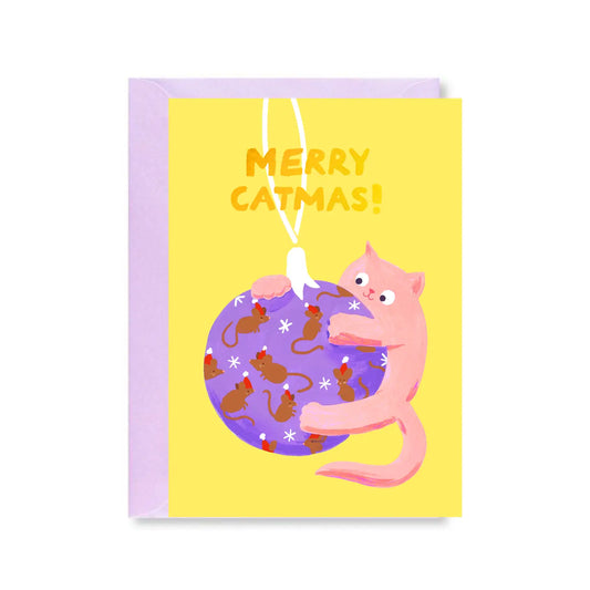 Merry Catmas Christmas Card