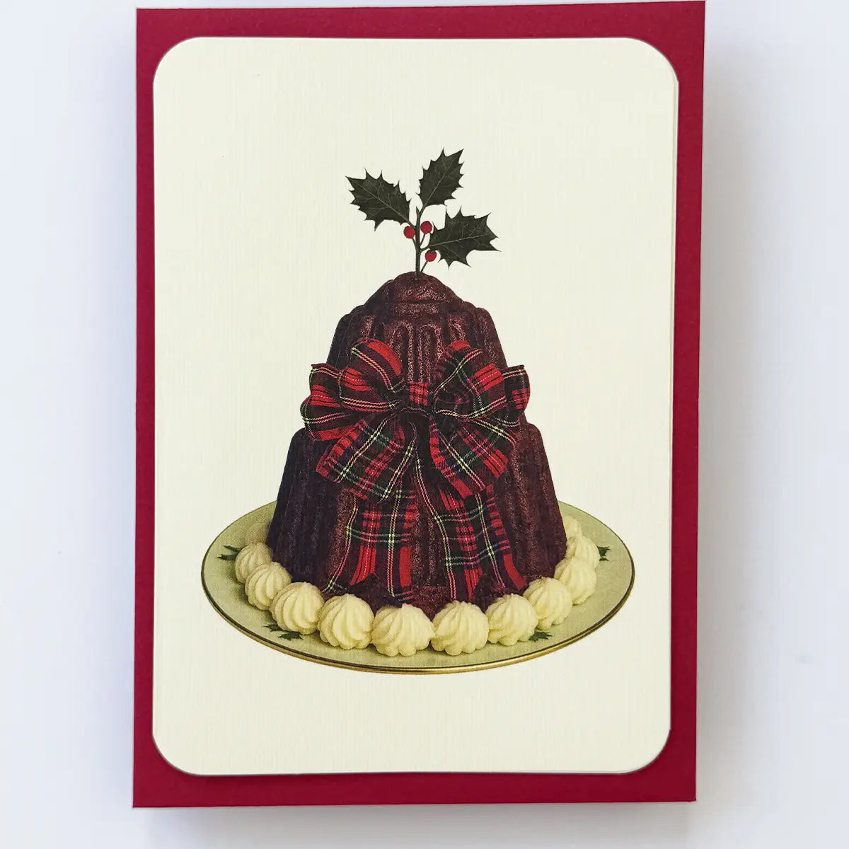 Christmas Plum Pudding Card