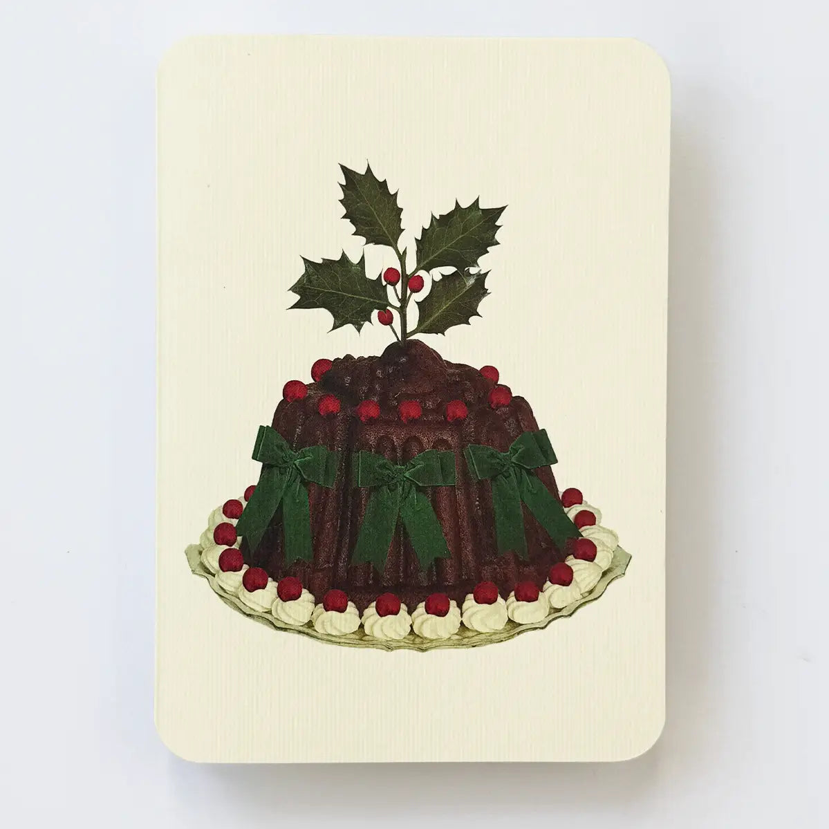 Christmas Plum Pudding Card