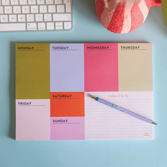A4 Weekly Planner Pad - Block My Life