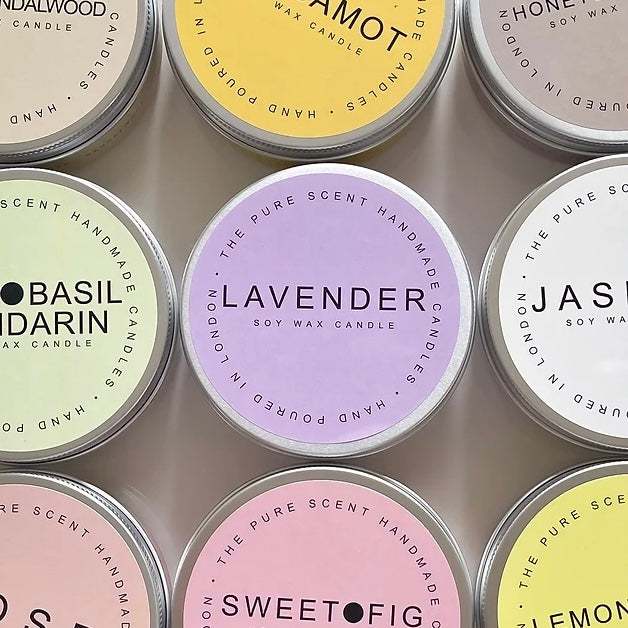 3 Wick Scented Candle In A Tin