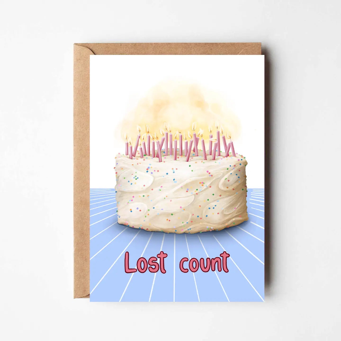 Lost Count Birthday Card