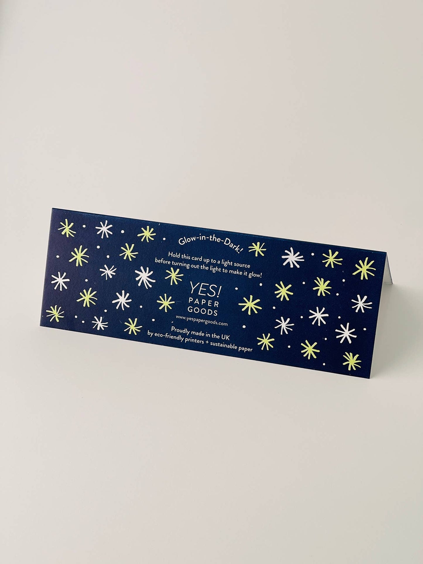 Glow in the Dark Shooting Star Birthday Card