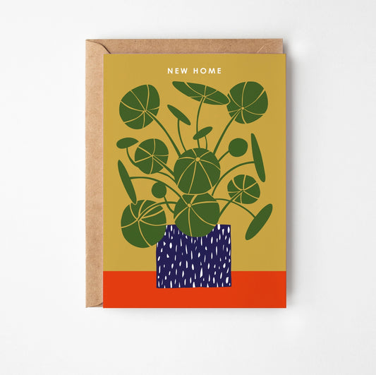 New Home Money Plant Card