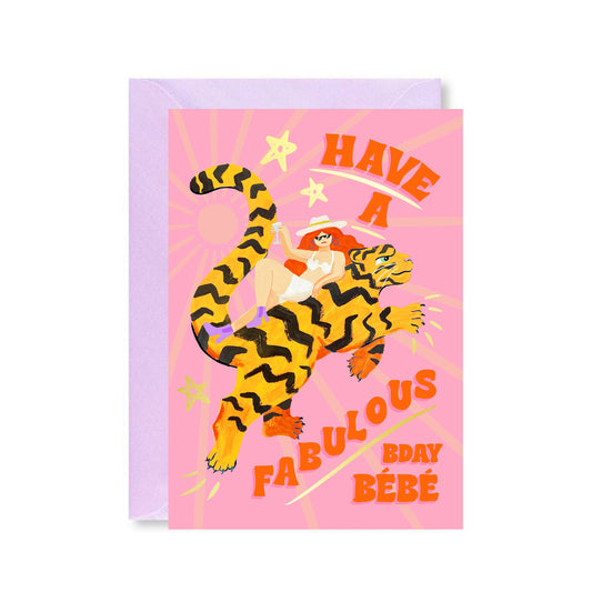 Birthday Bebe Greetings Card