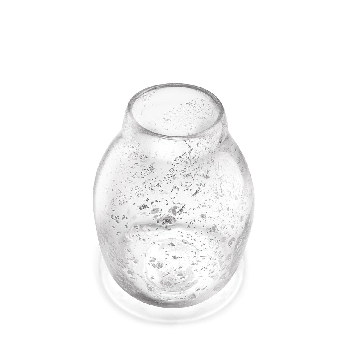 Hand-blown Flecked Glass Vase