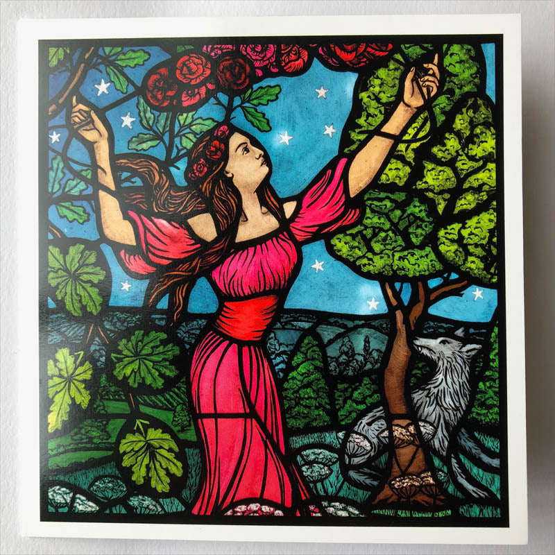Stained Glass Greetings Cards