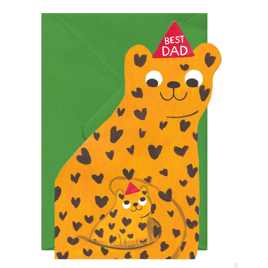 Best Dad Die Cut Greetings Card
