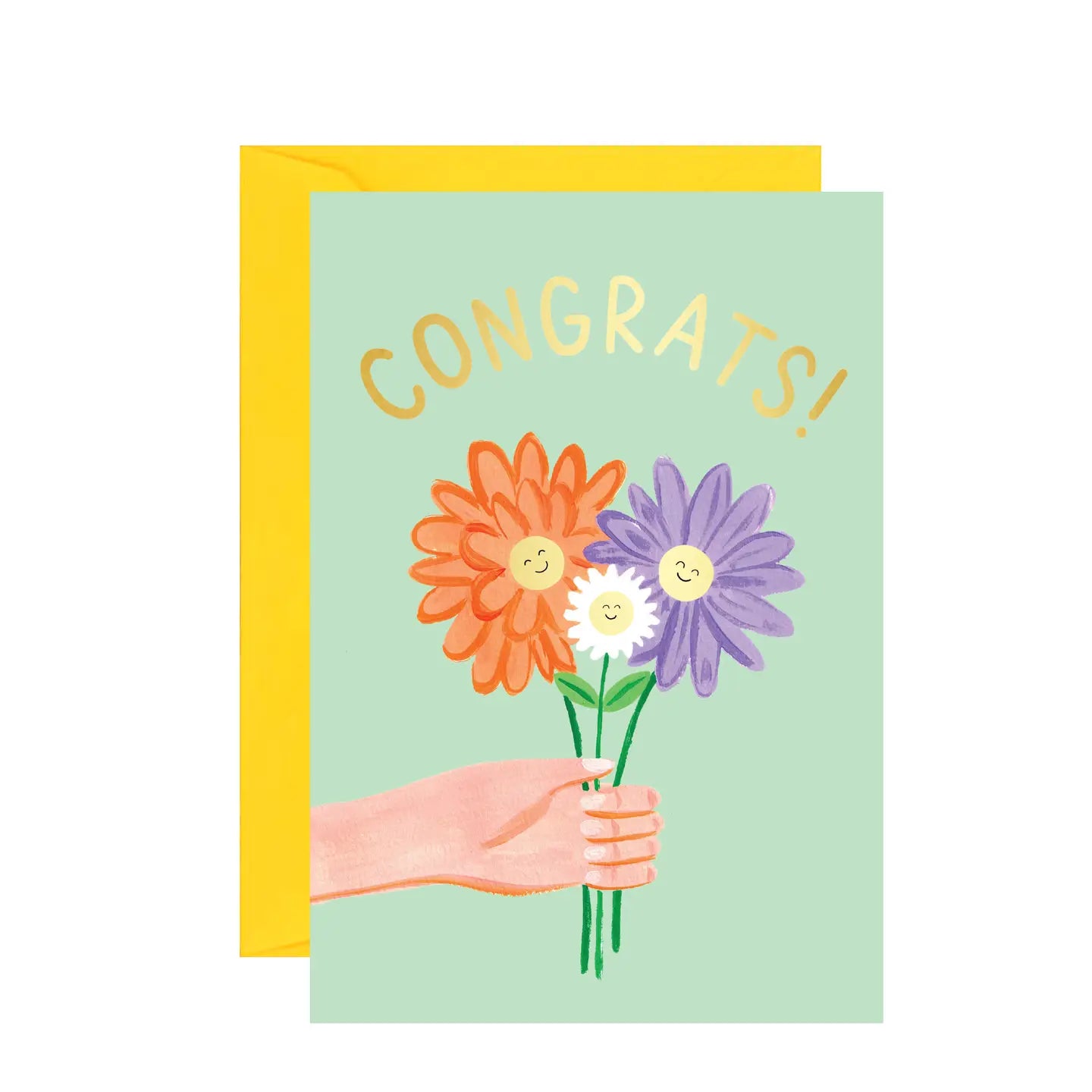 Congrats Flowers Card