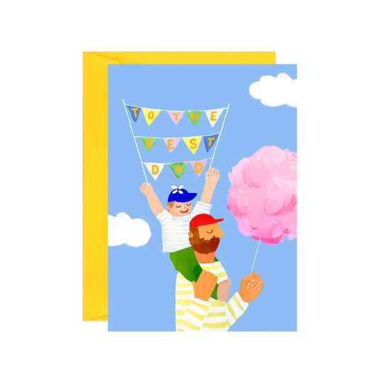 To The Best Dad Greetings Card
