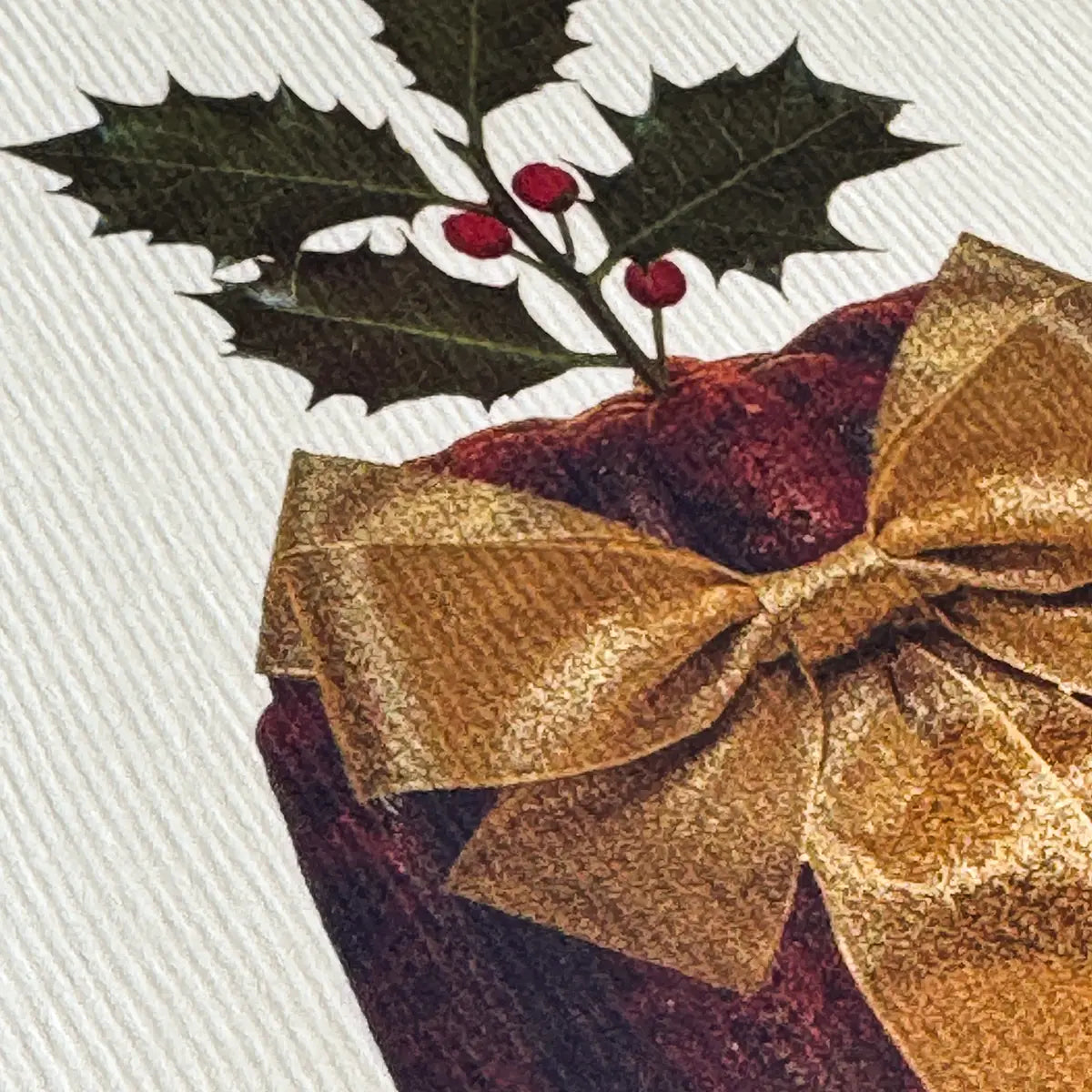 Christmas Plum Pudding Card