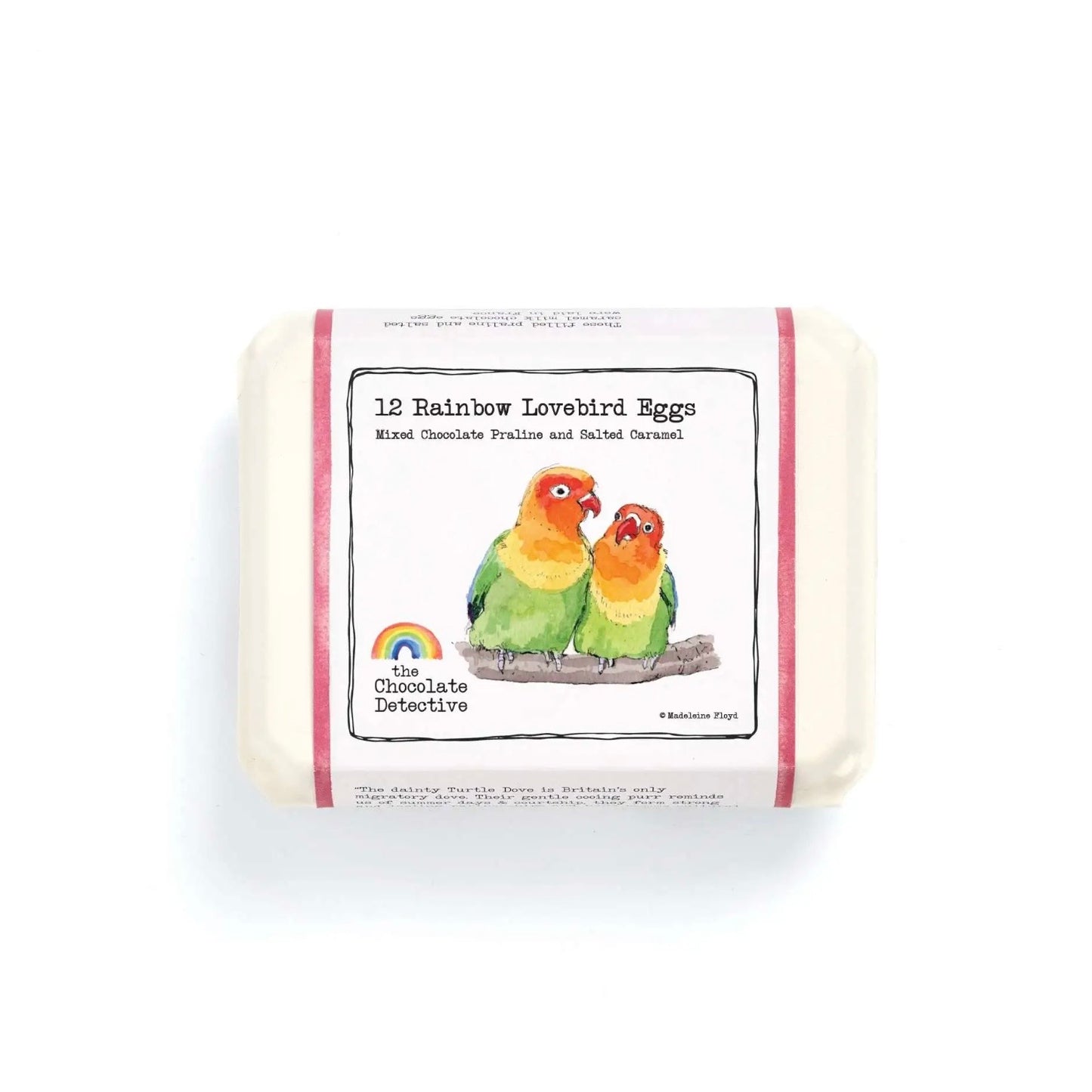 12 Rainbow Lovebird Eggs 150g