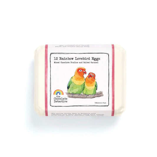 12 Rainbow Lovebird Eggs 150g