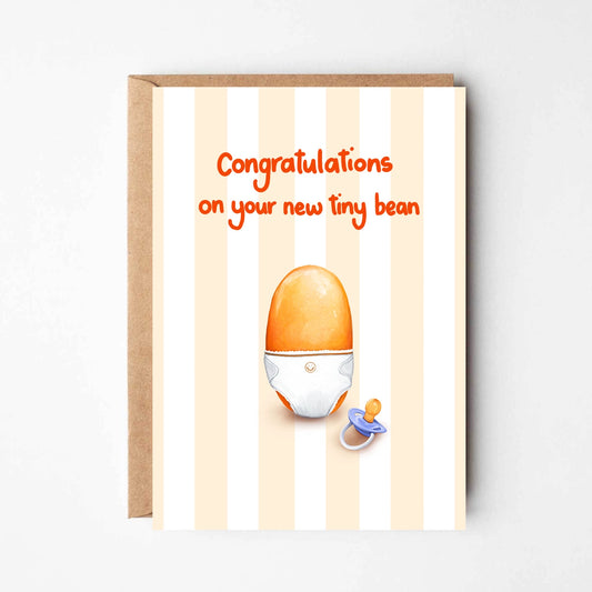 Congratulations on your Tiny New Bean Card