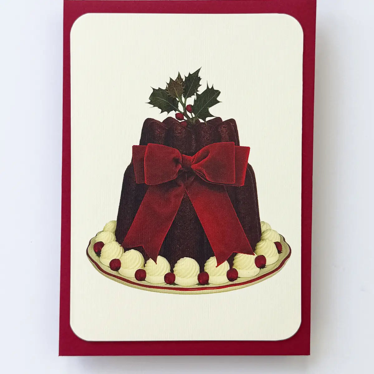 Christmas Plum Pudding Card