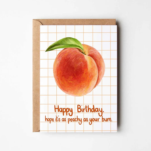 Peachy Bum Birthday