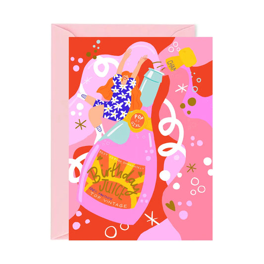 Birthday Juice Card