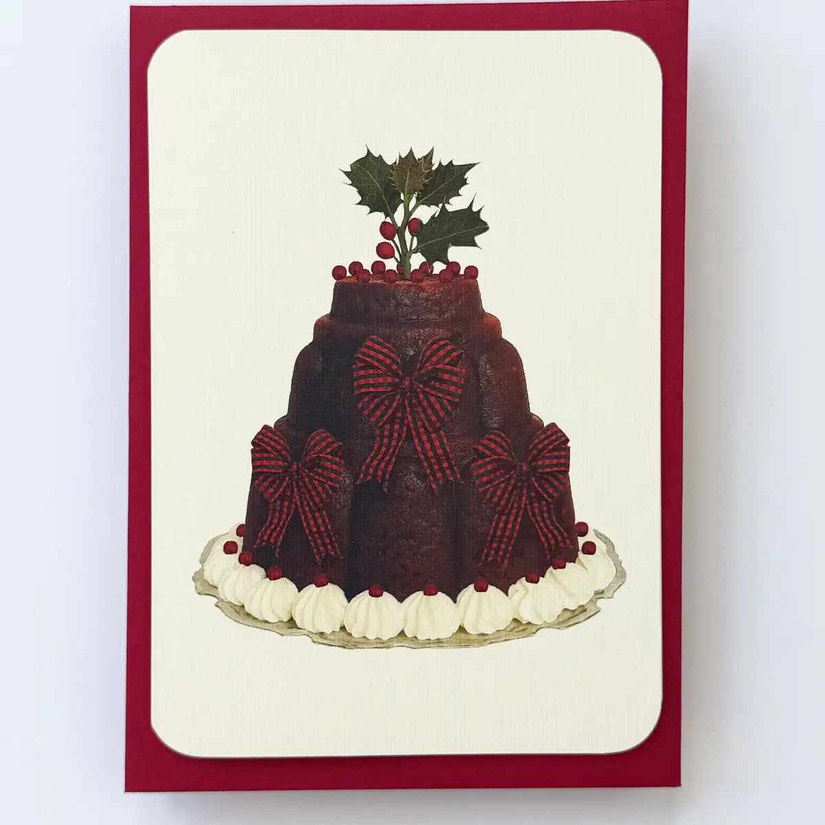 Christmas Plum Pudding Card